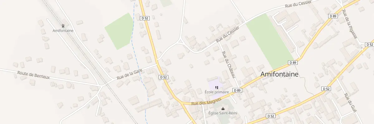 Plan du 4 Rue du Cessier à Amifontaine