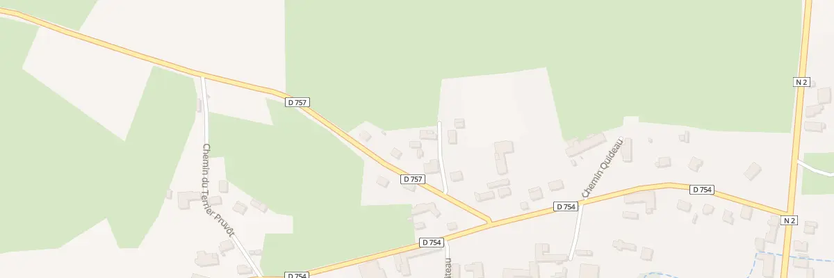 Plan du 3 Che de la Coulotte à La Flamengrie