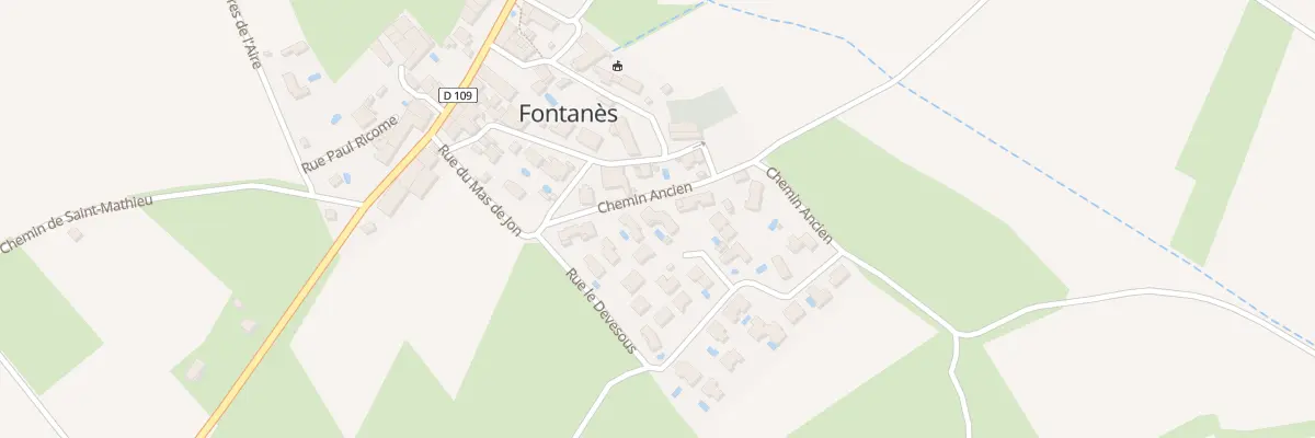 Plan du 10 Imp le Devesous à Fontanès