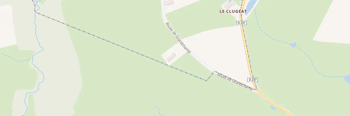 Plan du 219 Rte de Grandchamp à Neuvy-Grandchamp