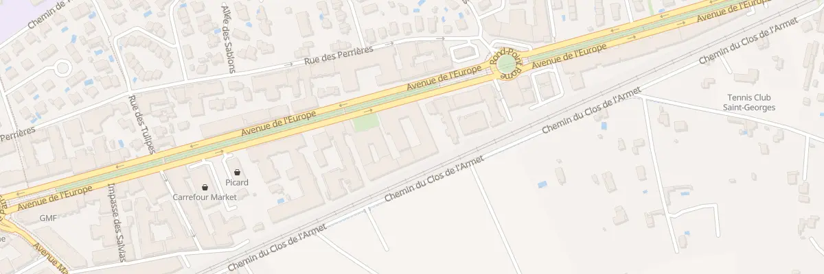 Plan du 1560 Av de l’Europe à Castelnau-le-Lez