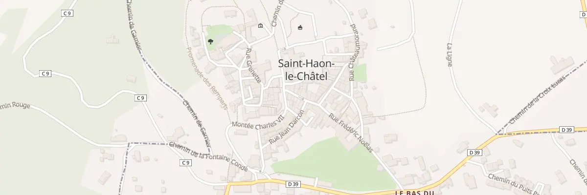 Plan du 16 Rue Maison Dieu à Saint-Haon-le-Châtel