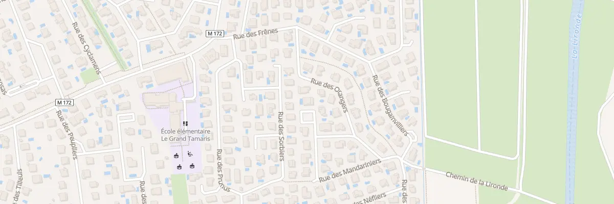 Plan du 27 Rue des Mandariniers à Lattes