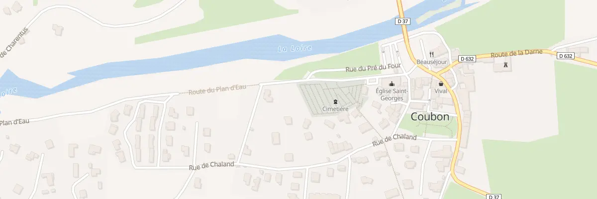 Plan du 9016 Rue de Chaland à Coubon