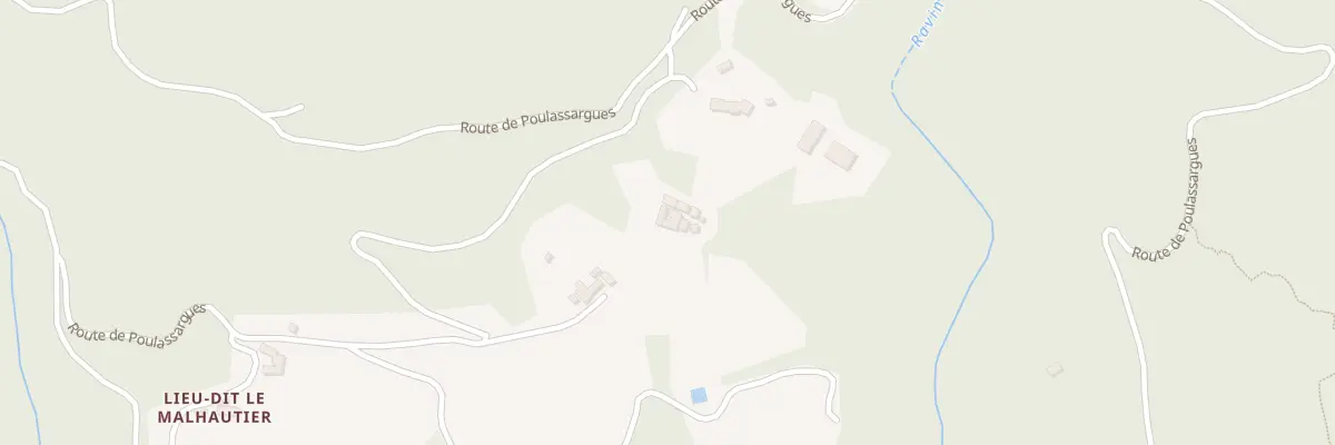 Plan du 5110 Poulassargues à Saint-Martin-de-Boubaux