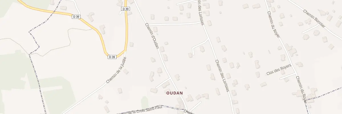 Plan du 213 Che d’Oudan à Saint-Haon-le-Châtel