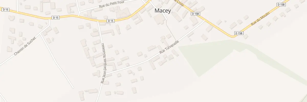 Plan du 8 Rue de Turvenelle à Macey