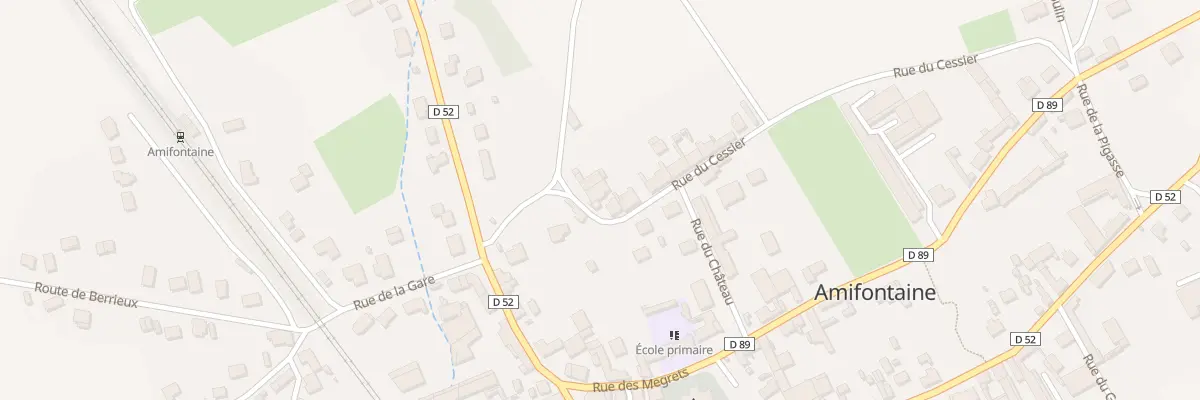 Plan du 3 Rue du Cessier à Amifontaine