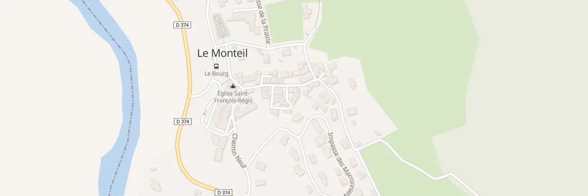 Plan du 5 Rue de la Forge au Monteil