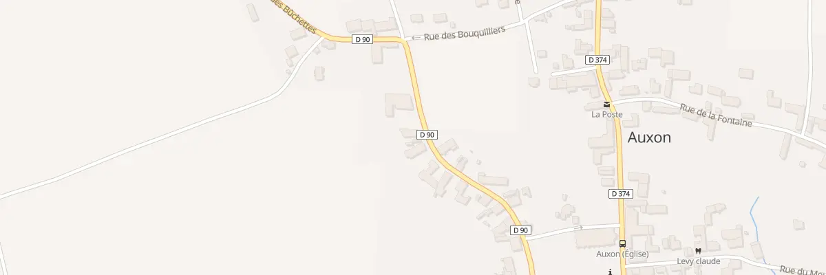Plan du 237 Rue des Buchettes à Auxon
