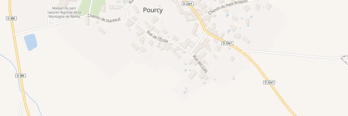 Plan du 14 Rue de l’Ecole à Pourcy