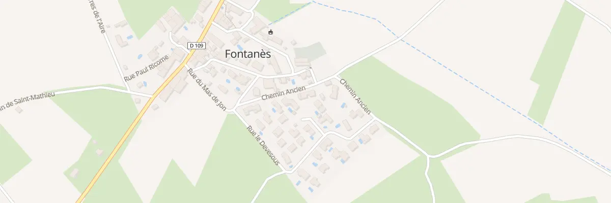 Plan du 11 Imp le Devesous à Fontanès