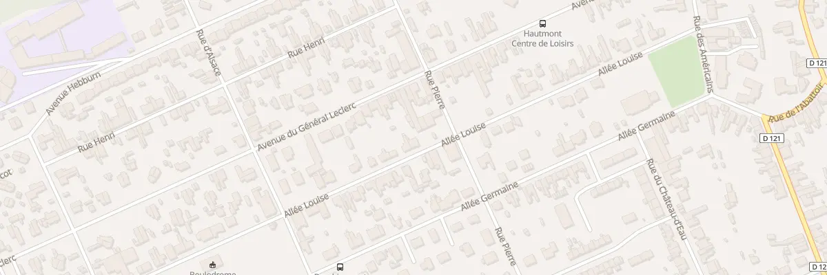 Plan du 50 All Louise à Hautmont