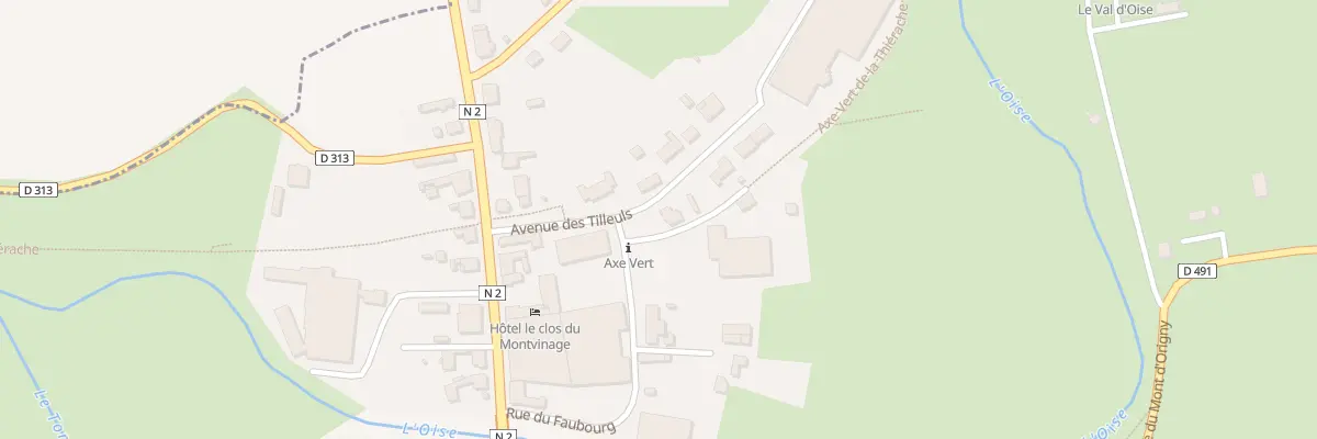 Plan du 2 Av des Tilleuls à Étréaupont