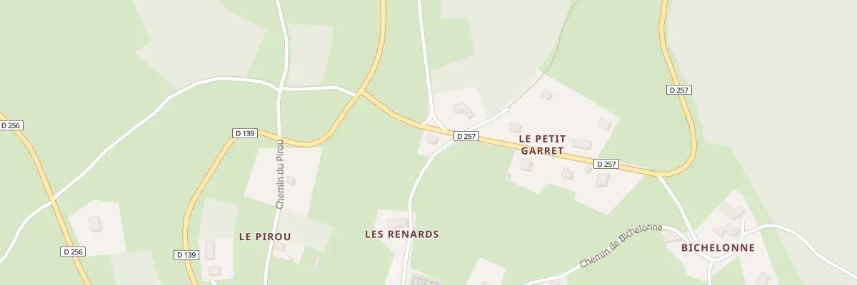 Plan du 5276 Les Renards à Saillant