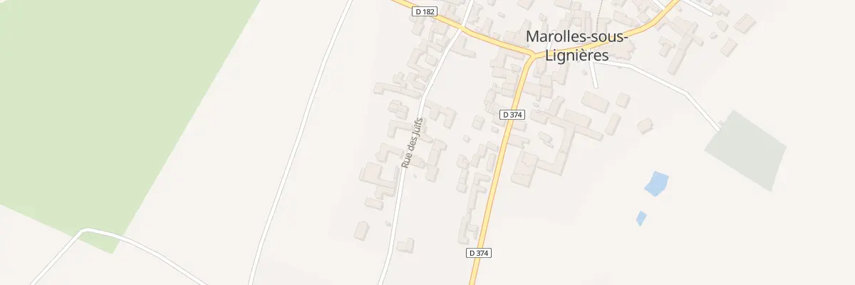 Plan du 16 Rue des Juifs à Marolles-sous-Lignières