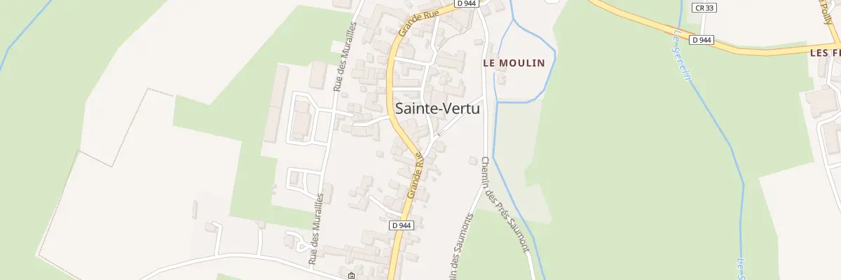 Plan du 1 Rue Saint Pierre à Sainte-Vertu