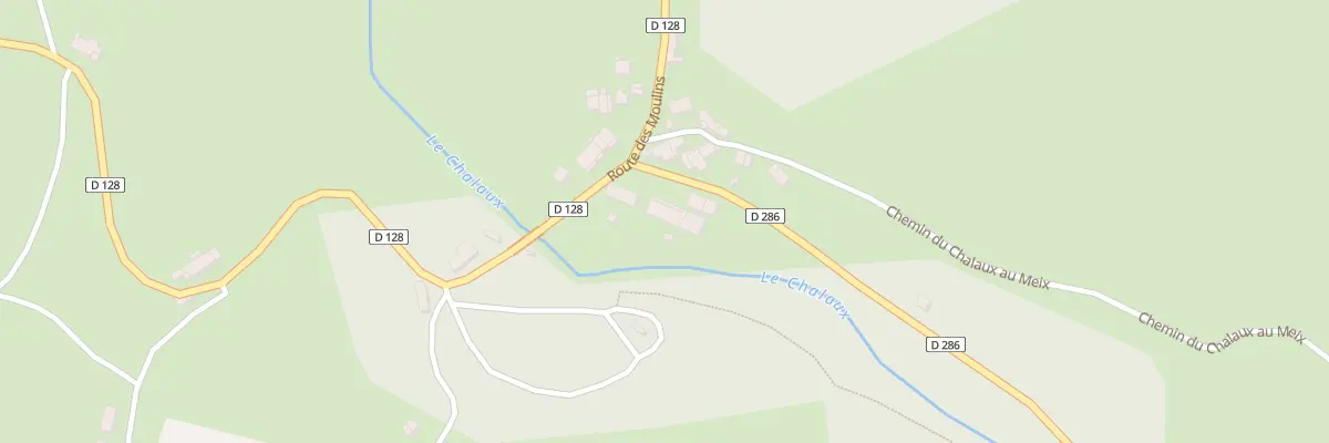 Plan du 2 Rte de la Pierre Cassee à Chalaux
