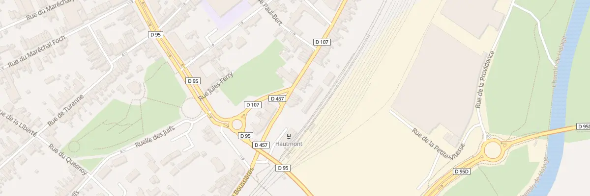 Plan du 8 Rue Victor Hugo à Hautmont