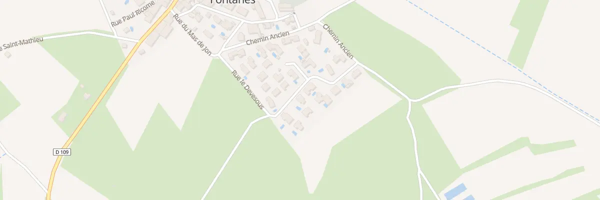Plan du 21 Rue le Devesous à Fontanès