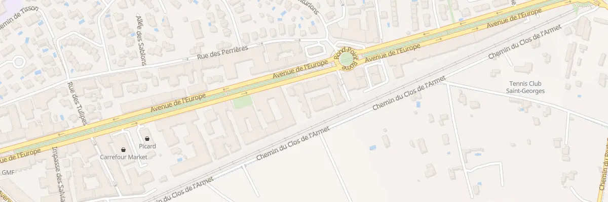 Plan du 1632 Av de l’Europe à Castelnau-le-Lez