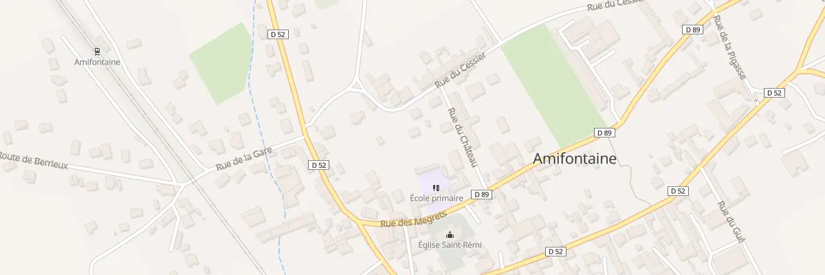 Plan du 6 Rue du Cessier à Amifontaine