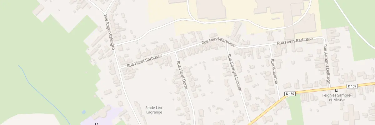 Plan du 14 Rue Henri Barbusse à Feignies