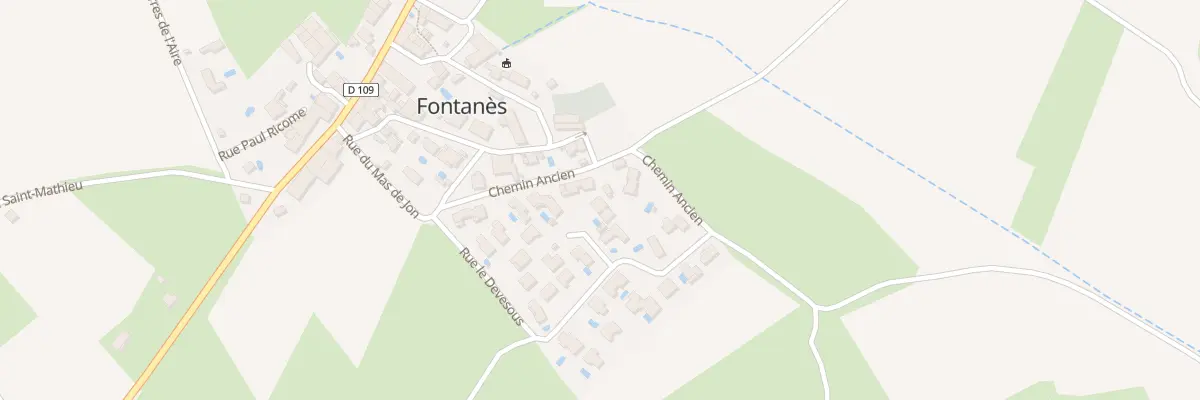 Plan du 12 Imp le Devesous à Fontanès