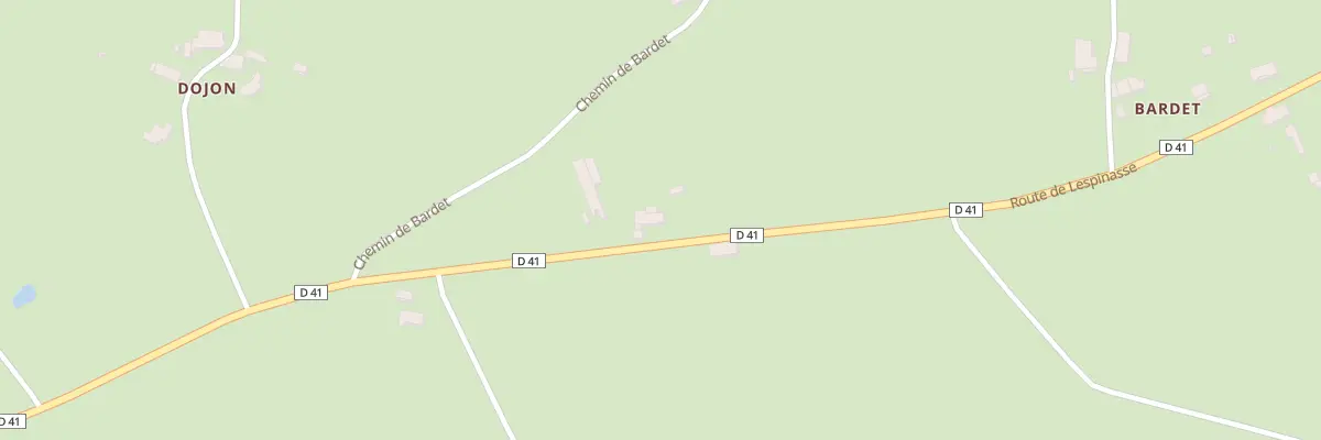 Plan du 2065 Rte de Lespinasse à Changy