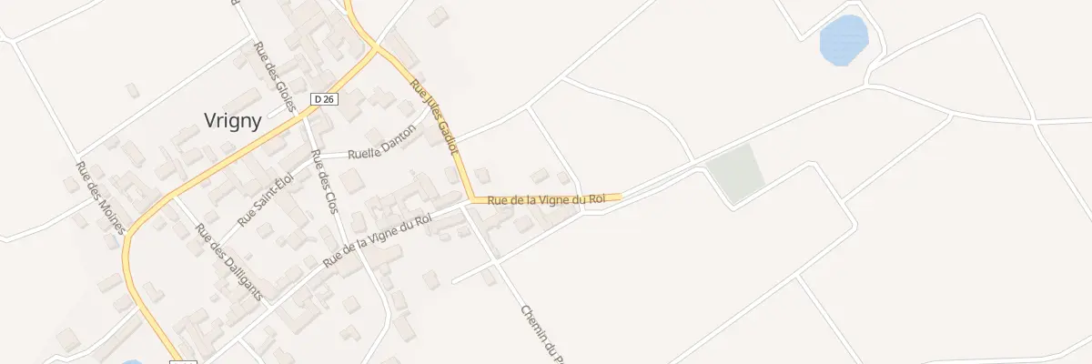 Plan du 4 Rue de la Vigne du Roy à Vrigny