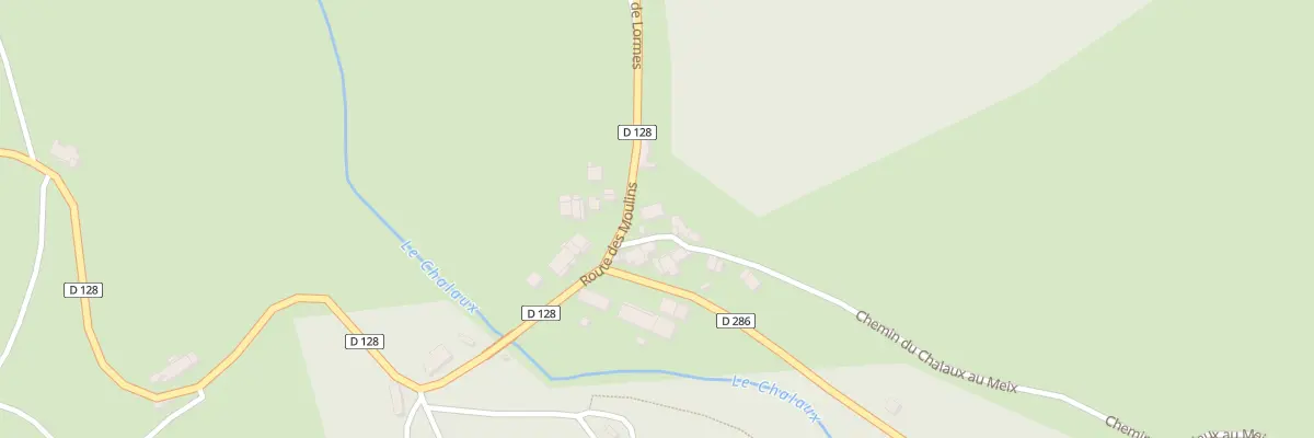 Plan du 1 Che des Montillots à Chalaux