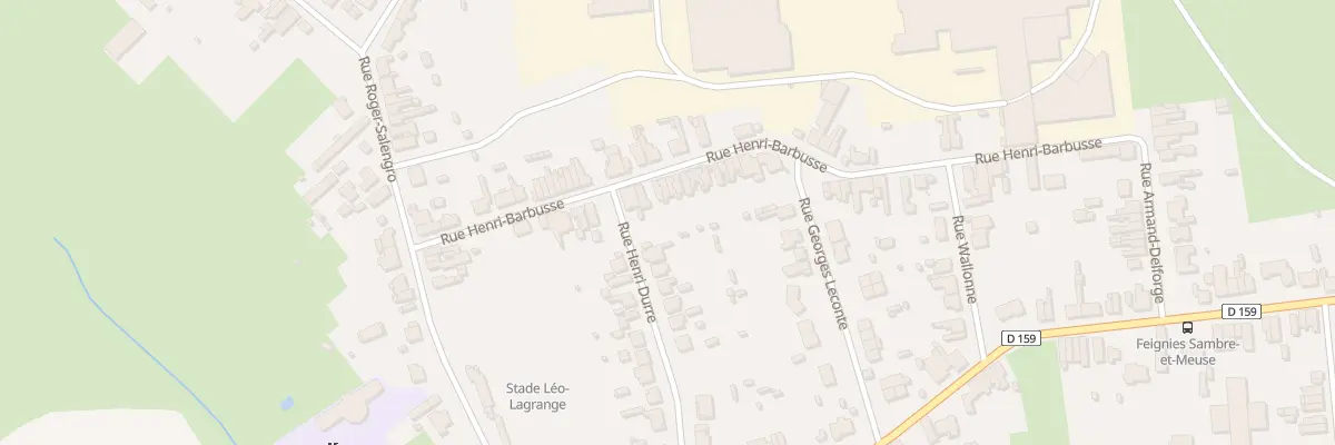 Plan du 16 Rue Henri Barbusse à Feignies