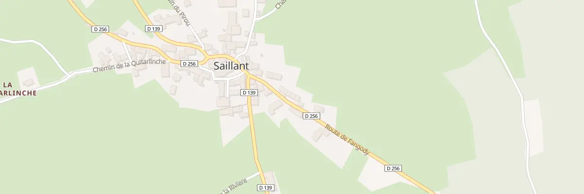 Plan du 5184 Le Bourg à Saillant