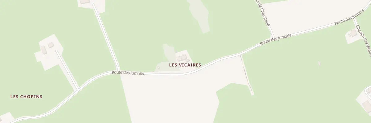 Plan du 5168 Les Vicaires à Céron