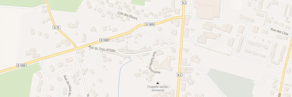 Plan du 4 Rue du Trou d’Odin à La Capelle
