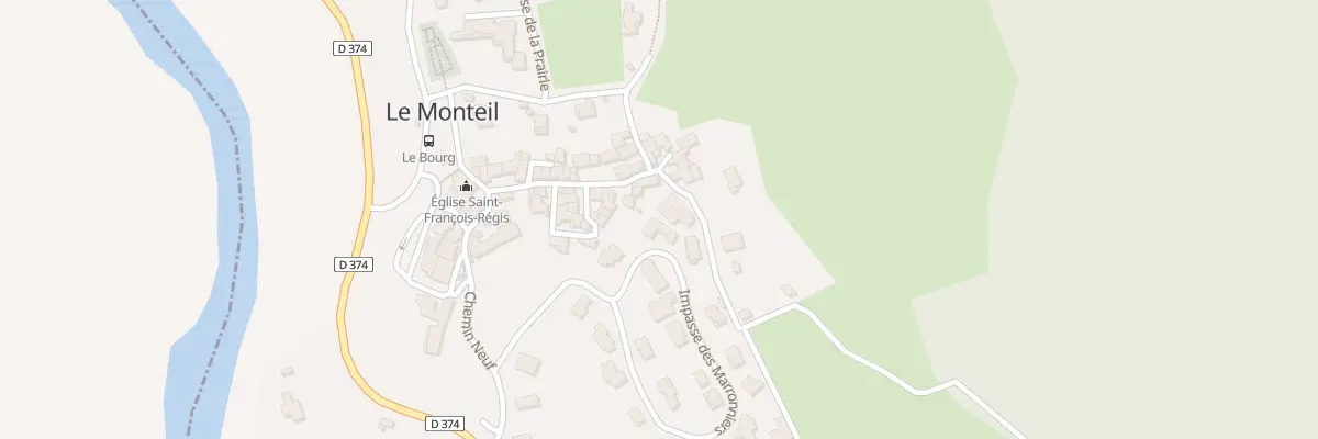 Plan du 6 Rue du Chemin Neuf au Monteil