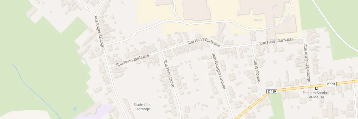 Plan du 18 Rue Henri Barbusse à Feignies