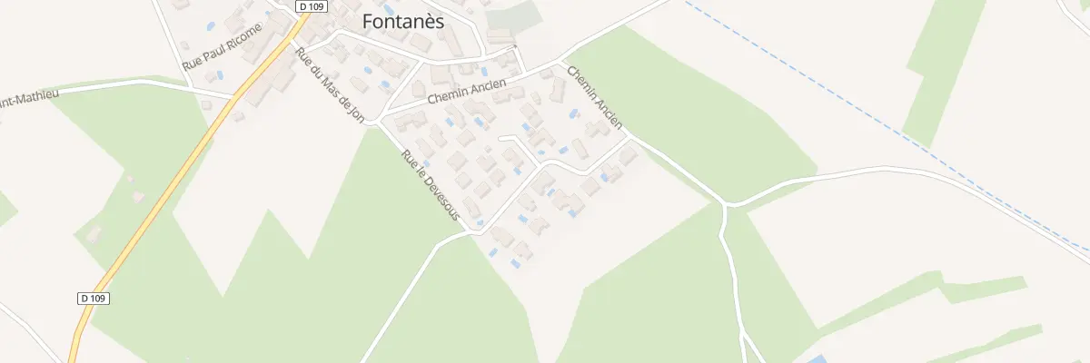 Plan du 20 Rue le Devesous à Fontanès