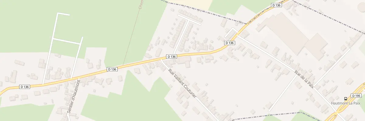 Plan du 54A Rue Honoré Lespilette à Neuf-Mesnil
