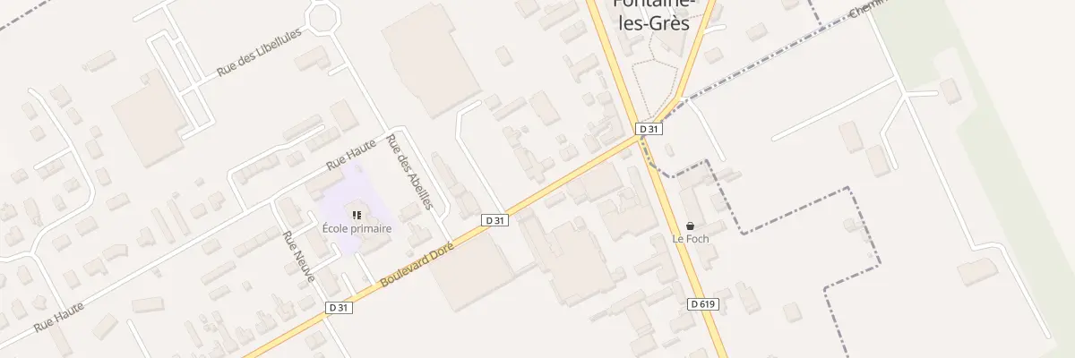 Plan du 12 Bd Doré à Fontaine-les-Grès