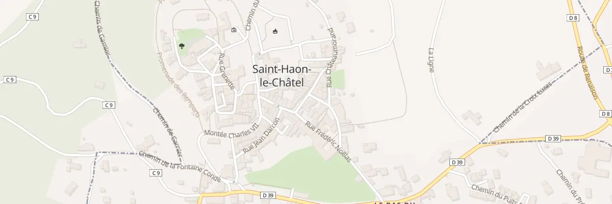 Plan du 20 Rue de la Fleur de Lys à Saint-Haon-le-Châtel