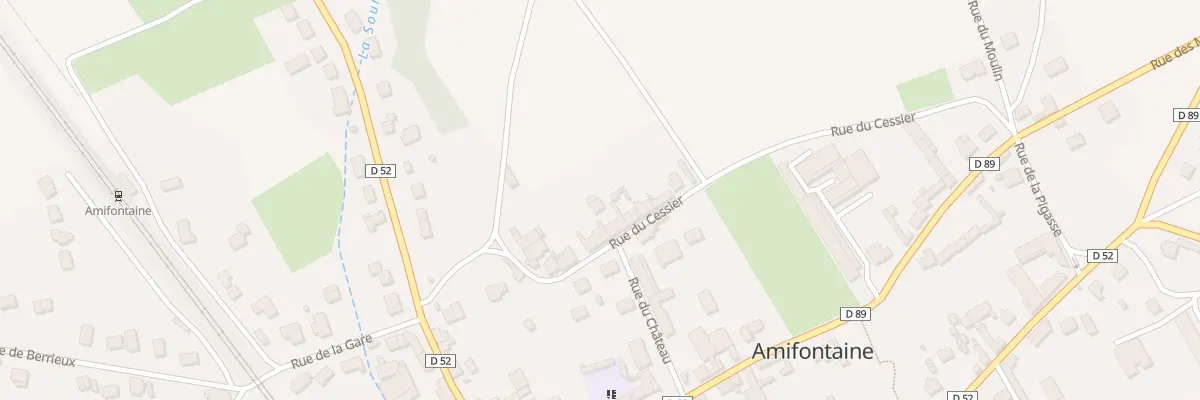 Plan du 11 Rue du Cessier à Amifontaine