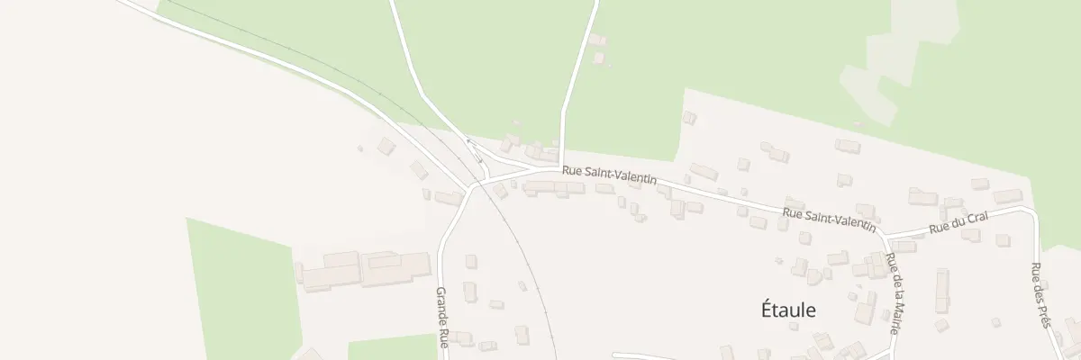 Plan du 17 Rue St Valentin à Étaule