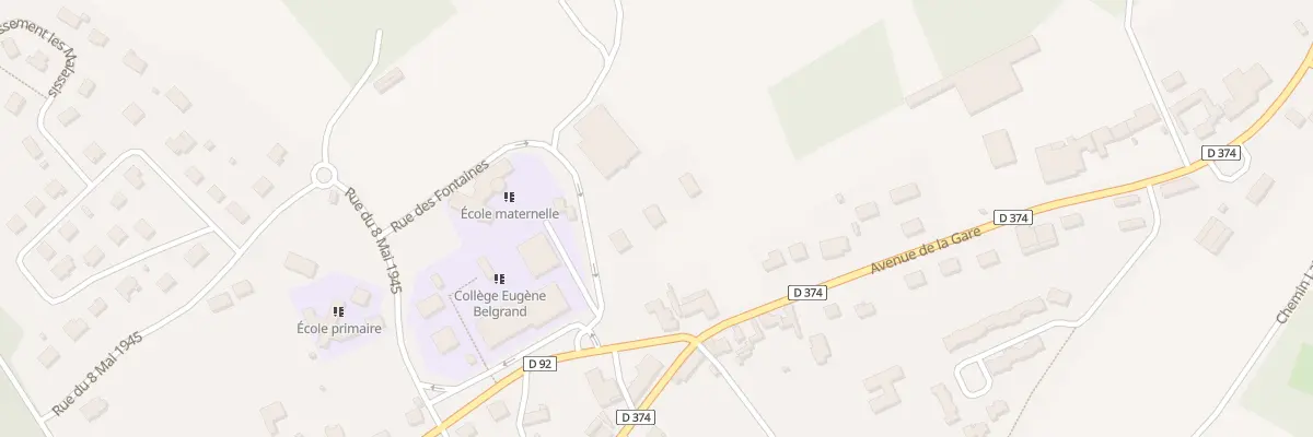 Plan du 2B Rue des Fontaines à Ervy-le-Châtel