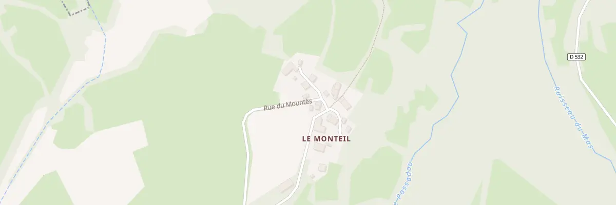 Plan du 5114 Le Monteil à Saint-Arcons-de-Barges
