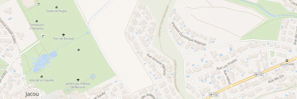 Plan du 38 Rue Simone Signoret à Jacou