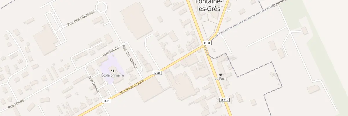 Plan du 12 Bd Doré à Fontaine-les-Grès