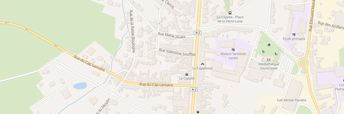 Plan du 5 Rue Valentine Soufflet à La Capelle