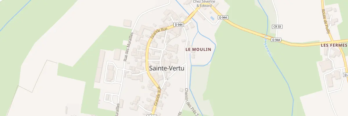 Plan du 2X Pl de l’Eglise à Sainte-Vertu