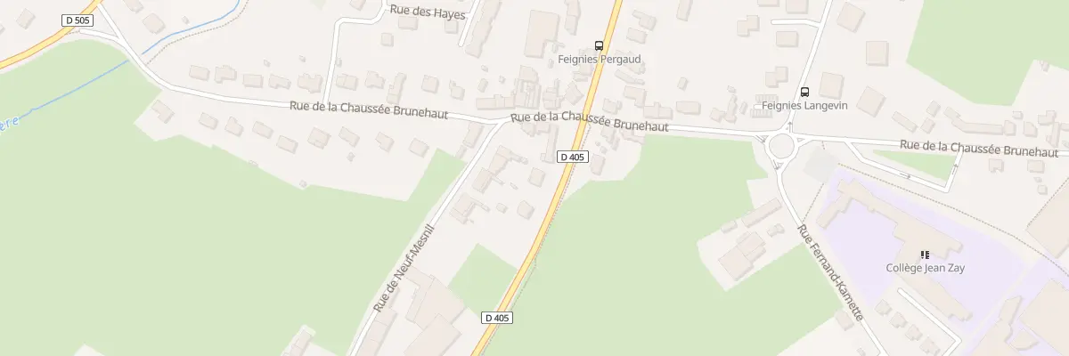 Plan du 50 Rue Louise Parée à Feignies